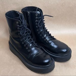 Jeffrey Campbell combat boots